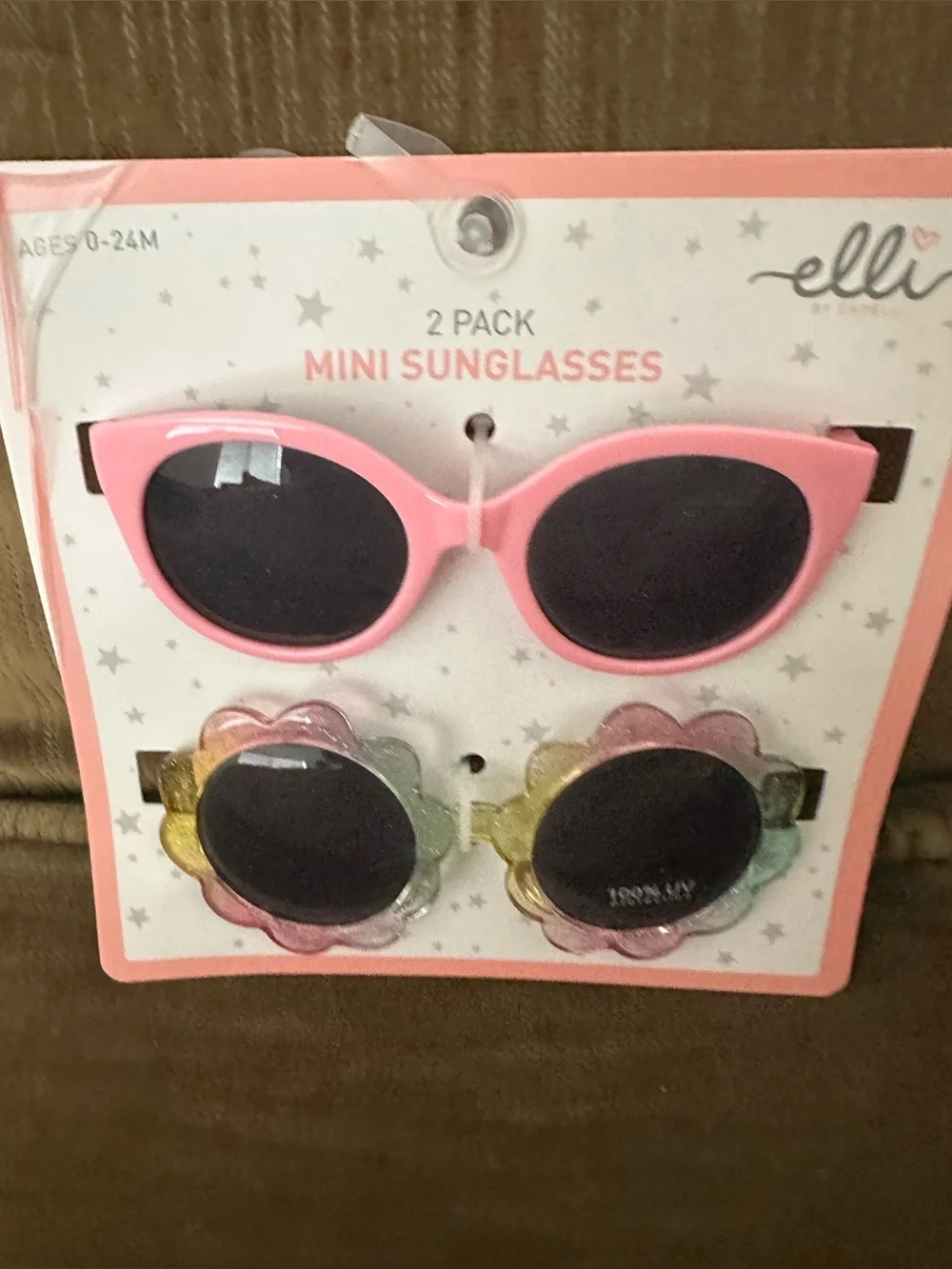 Set of 2 toddler girls mini sunglasses 0-24 months New by elli